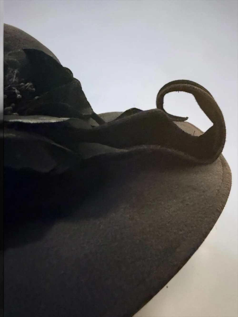 Vintage Angiolo Frasconi Rabbit Hair Hat Made in Italy Wide  display picture 2